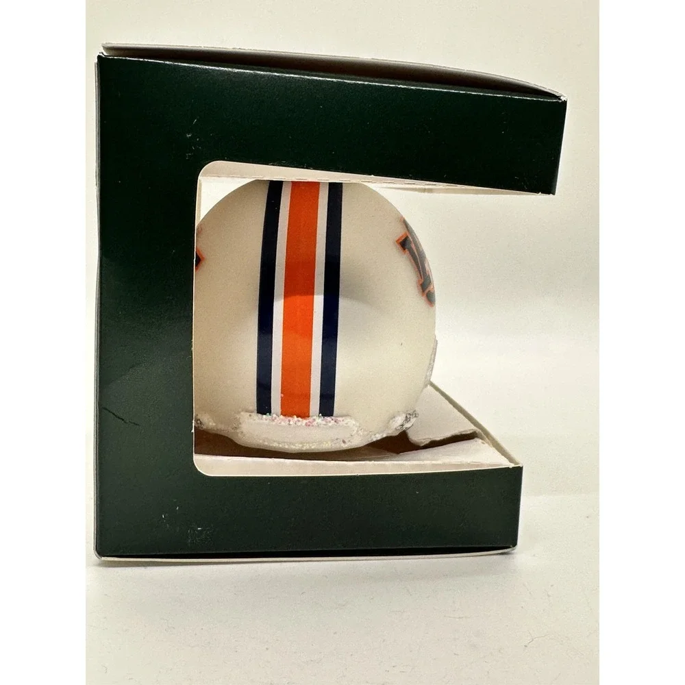 Old‎ World Christmas Auburn University Tigers Football Helmet Glass Ornament NIB